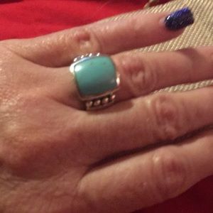 Sterling Silver and Turquoise Ring